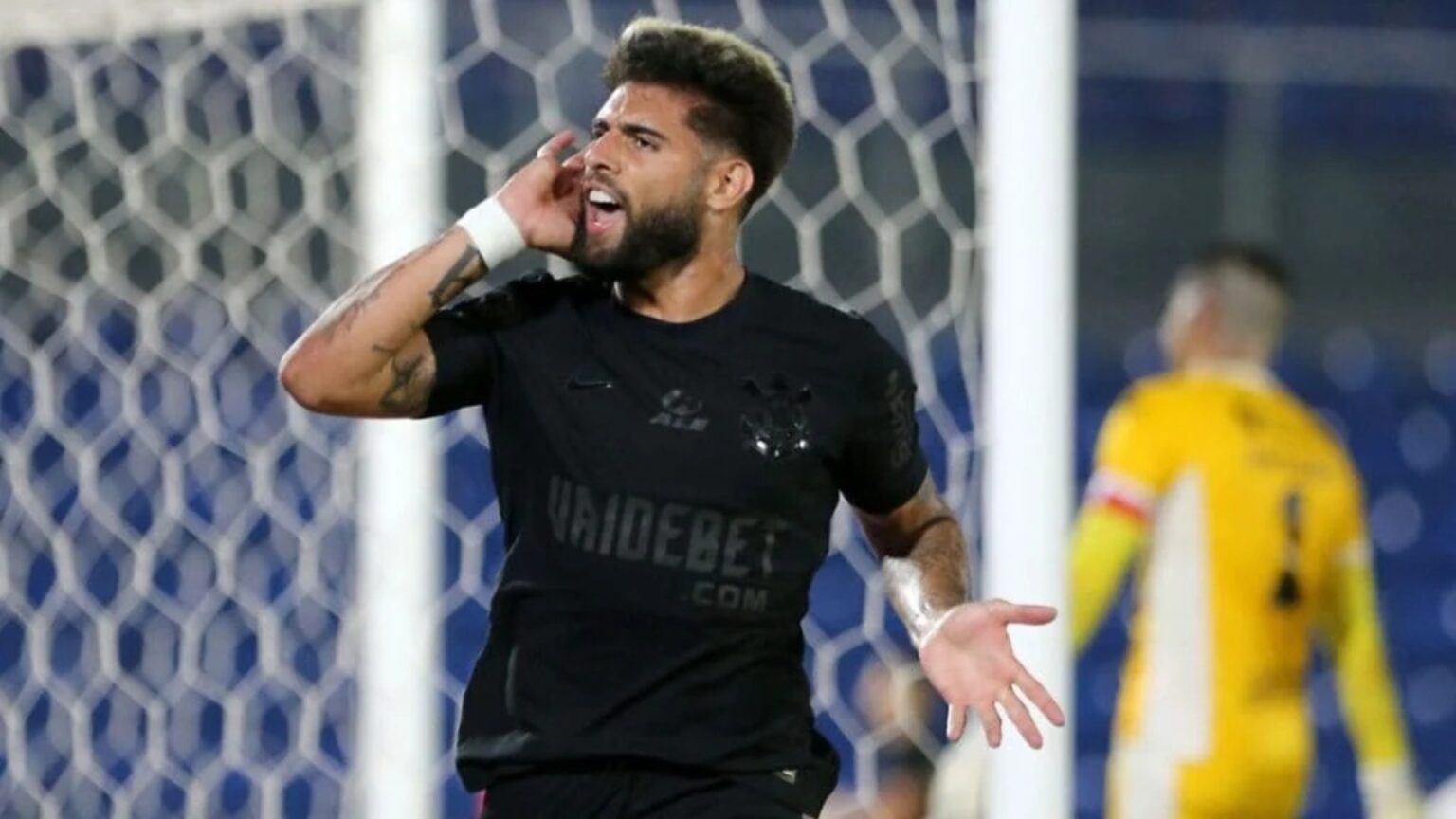 Yuri Alberto em campo pelo Corinthians